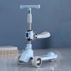 MIJIAQI 01 3 In 1 Multifunctional Foldable Children Scooter with Music and Lights, Spec: