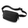 HAOSHUAI 2111 Men Chest Bag Outdoor Travel Waist Bag Minimalist Shoulder Bag