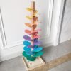 Rainbow Music Tree Wooden Rolling Ball Track Toys