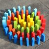 Colorful Stacked Tall Children Menochi Toy Desktop Game