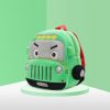 Kindergarten Schoolbag Cartoon Car Plush Backpack Children Cute Shoulder Bag