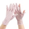 1pair Summer Sunscreen Breathable Thin Anti-ultraviolet Finger Fishing Ice Silk Gloves