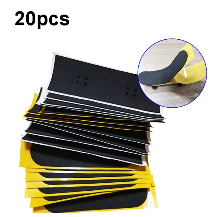 20pcs Finger Skateboard Anti-slip Sticker Sponge Pad, Size: