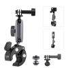 TELESIN  Aluminum Alloy Crab Claw Handlebar Tube Clamp For Sports Camera Mobile Phones