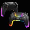 For PS4 Dazzle Color Light Wireless Bluetooth Grip