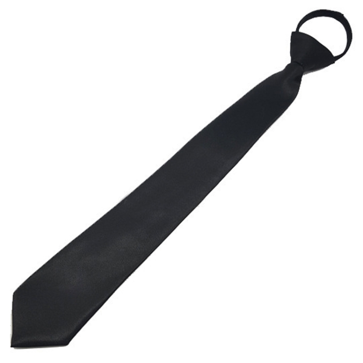 Mens And Ladies Small Zipper Tie  Arrow Shaped Short Narrow Tie