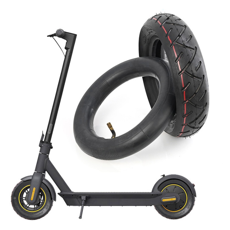 10 X 2.5 Inflatable Inner Tire + Outer Tire Kit For Ninebot MAX G30 10-Inch Scooter