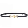 Women Thin Waistband Decoration Clothing Versatile Waist Chain Pair Buckle Retro Belt