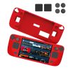 JYS JYS-SD011 For Steam Deck 7pcs/set Host Silicone Case With Joystick Cap+Touch Board Sticker Set