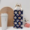Canvas Thermos Cup Protective Cover Universal Water Bottle Tote Bag Water