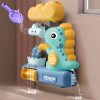 Cute Dinosaur Bathtub Water Toys Spin Water Spray Bath Toys for Toddlers