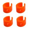 ENLEE 4pcs /Set Mountain Bike Rear And Front Fork Bumper Rubber Protection Ring Cycling Chain Ring Gear