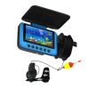 Fish Finder Camera Underwater Monitoring Fishing Sonar Sensor 4.3 Inch Display LED Digital Zoom 4X Ice Boat Fishfinder
