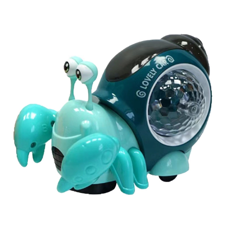 Crawling Hermit Crab Educational Electrical Toys Universal Music Light Projection Cartoon Children Toys