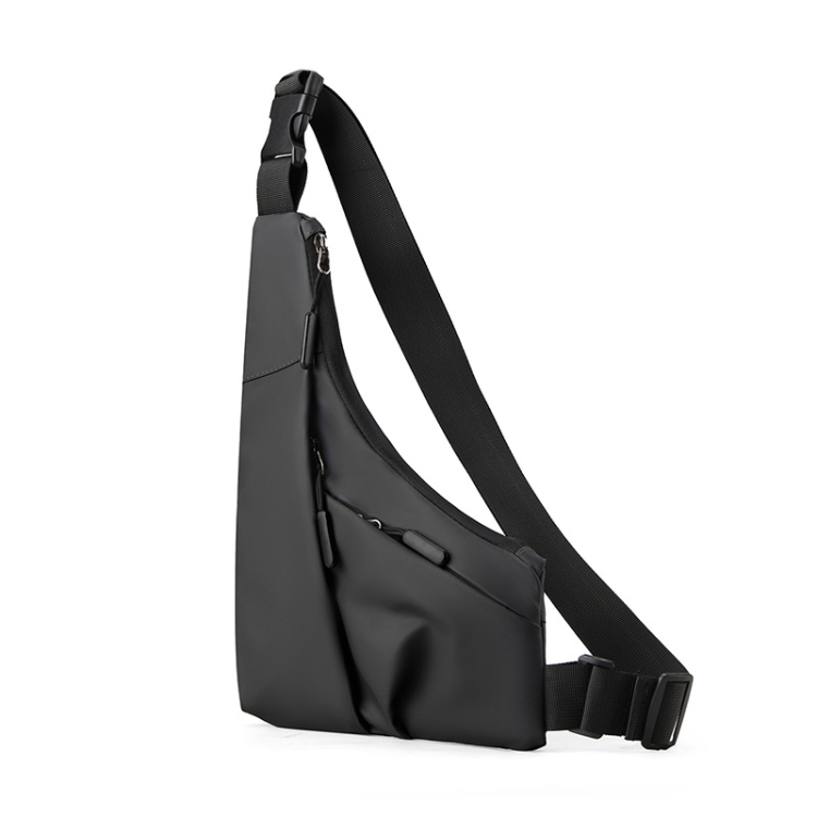 Anti-theft Fit Triangle Bag Leisure Leather Film Crossbody Chest Bag
