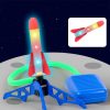 Outdoors Children Stepping-on Rockets Pop-up Rocket Toy