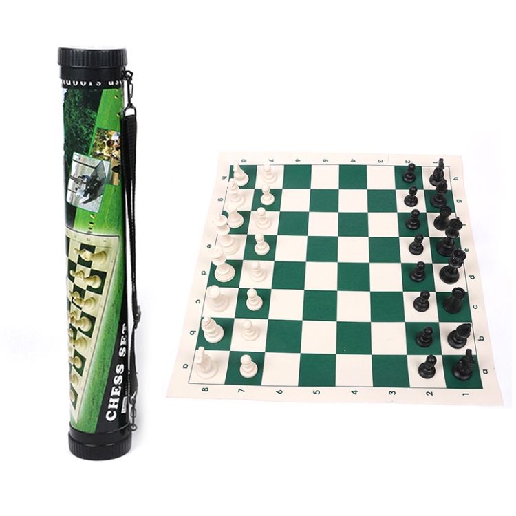 Bucket Plastic Chess Foldable Leather Chess Board
