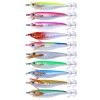 10colors /Set HENGJIA SJ055 Horizontal Luminous Wooden Shrimp Bait Bionic Faux Bait Squid Hook