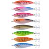 8colors /Set HENGJIA SJ057 Luminous Wooden Shrimp Dummy Bait Squid Hook Hard Bait