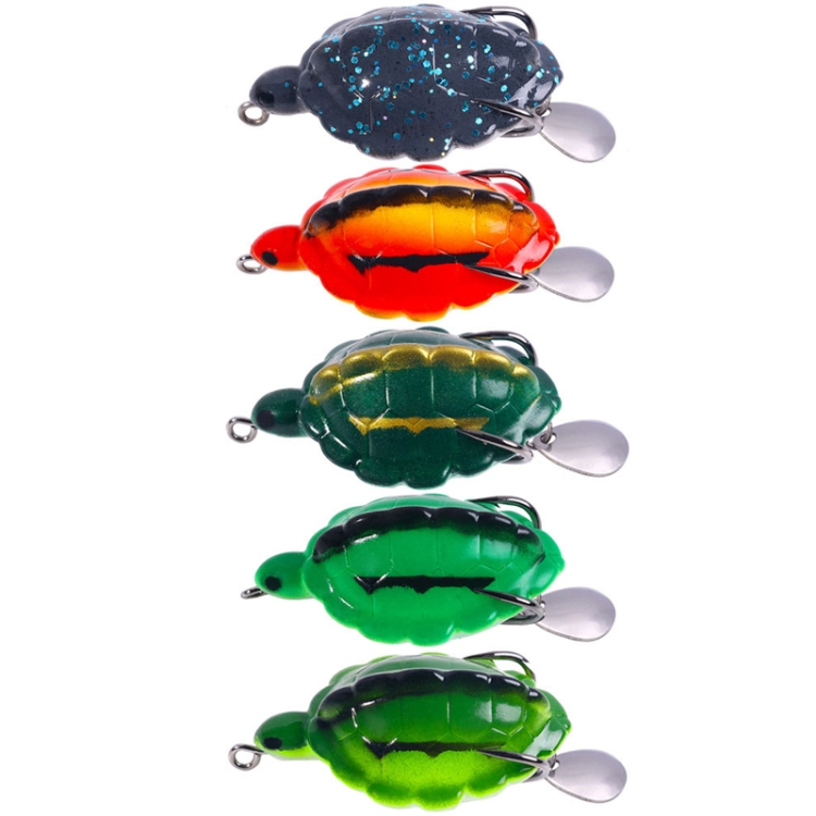 5colors /Set HENGJIA FO016 Lua Thunder Brogue Dummy Bait Turtle Sequins Fishing Bait
