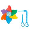 Children Bicycle Decoration Scooter Rotating Colorful Windmill With Long And Short Rod Bicycle