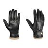 Autumn And Winter Padded Leather Gloves Business Simple Outdoor Sports Warm Gloves