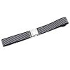 Women And Men Striped Waist Belt Alloy Buckle Adjustable Stretch Woven Elastic Belt