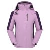 Women Winter Fleece Windproof Warm Jacket Outdoor Waterproof Breathable Mountaineering Clothing