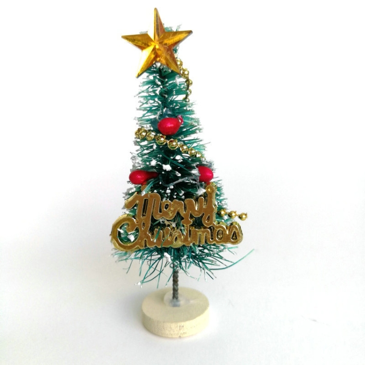 3 PCS Miniature Doll House Decoration Christmas Tree Children's Educational Toys