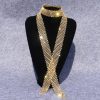 Women Sequined Rhinestone Bow Tie Dance Costume Accessories