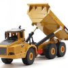 Alloy Articulated Dump Truck Model Children Alloy Toy Car Ornaments