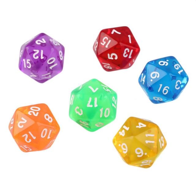 50 PCS Polyhedron Outdoor Bar Family Party Game Dice Board Game Accessories