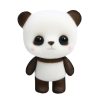 Little Cute PVC Flocking Animal Panda Dolls Birthday Gift Kids Toy, Size: 4.5*3.5*6cm