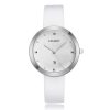 CAGARNY 6871 Fashion Life Waterproof Silver Shell Steel Band Quartz Watch