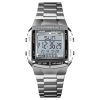 SKMEI 1381 Multifunctional Men Outdoor Business Sport Noctilucent Waterproof Digital Wrist Watch