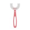 10 PCS U-shaped Children Baby Hand-held Soft Toothbrush Brushing Artifact for 6-12 Years Old, Style: Straight Handle