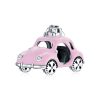 S925 Sterling Silver Pink Car Beads DIY Bracelet Necklace Accessories