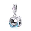 S925 Sterling Silver Small Cable Car Pendant DIY Bracelet Necklace Accessories