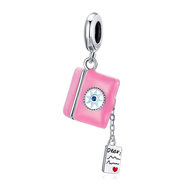 S925 Sterling Silver Love Diary Pendant DIY Bracelet Necklace Accessories