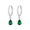 S925 Sterling Silver Water Drop Zircon Women Earrings