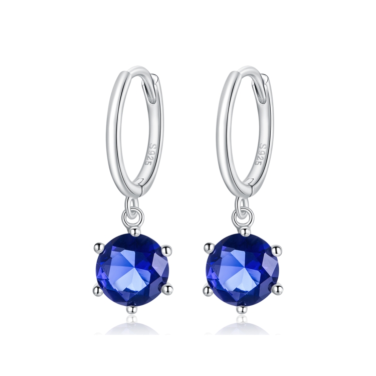 S925 Sterling Silver Water Drop Zircon Women Earrings