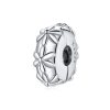 S925 Sterling Silver Flower Beads DIY Bracelet Necklace Accessories