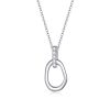 S925 Sterling Silver Geometry Women Nacklace Jewelry