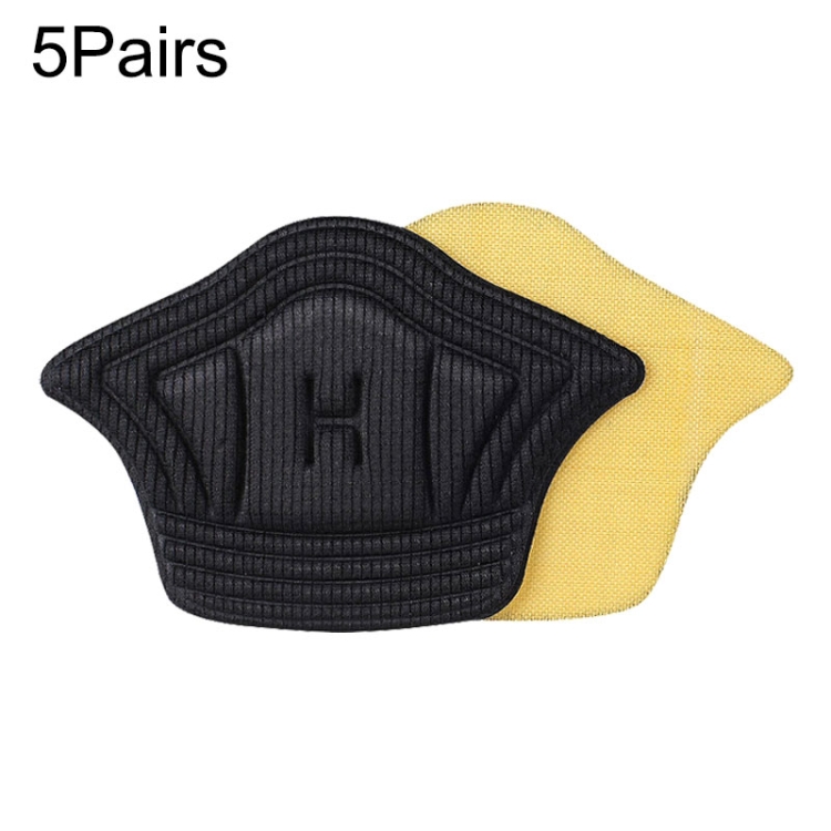 5 Pairs 054 Anti-wear Anti-dropping Sneakers Heel Stickers, Back Adhesive Version