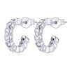 S925 Sterling Silver Geometric Simple Fashion Ear Studs Women Earrings