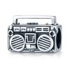 S925 Sterling Silver Retro Radio Beads DIY Bracelet Necklace Accessories