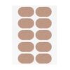 10 PCS 011 Flannel Free Stickers Multifunctional Sweat-absorbent Breathable Wear-resistant Heel Protector, Size: 3 x 2.1cm