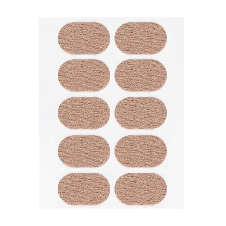 10 PCS 011 Flannel Free Stickers Multifunctional Sweat-absorbent Breathable Wear-resistant Heel Protector, Size: 3 x 2.1cm