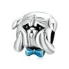 S925 Sterling Silver Cute Dog Beads DIY Bracelet Necklace Accessories