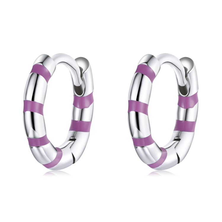 S925 Sterling Silver Mini Ribbon Ear Buckle Women Earrings